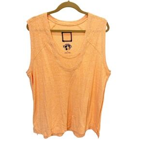 FP Movement Try Me Triblend Tank Top Oversized Heather Orange Womens Large